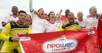 Crawley: Celebrate promotion from League Two